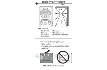 Image of LaserLyte Trainer Target Score Tyme Kit, TLB-LVS
