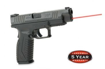 Image of Lasermax Red Internal Guide Laser Sight for Springfield XDm 4.5 inch .40CAL/9mm LMS XDMS