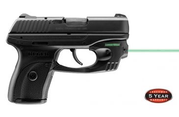 Image of LaserMax CenterFire Green Laser Sight for Ruger LC9, Black CF-LC9-G