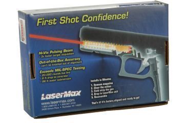Image of Laser Max Laser Sights for Fits Glock Pistols Box Back