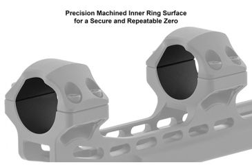 Image of Leapers ACCU-SYNC 1 inch High Profile 50mm / Offset Picatinny Rings AIR12250