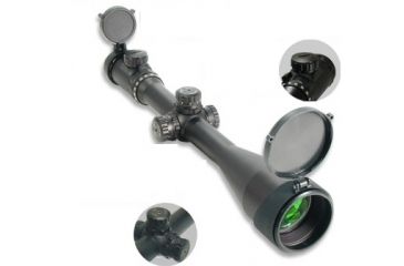 Image of Leapers Accushot 30mm SWAT 8-32X56 Full Size A.O. Range Estimating Mil-Dot Illuminated Scope SCP3-832AOMDL-A