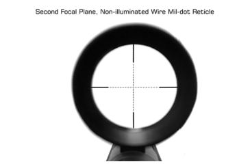 Image of Leapers Second Focal Plane, Non-illuminated Wire Mil-dot Reticle