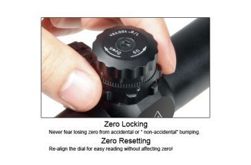 Image of Leapers UTG 1&quot; 4-16X40 AO True Hunter IE Scope w/ Zero Locking/Reset WE, Rings &amp; Lens Cover SCP-U4164AOIEW