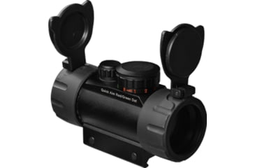 Image of Leapers UTG 3.8in ITA Red/Green CQB Dot Sight with Integral Mount, Black, SCP-RD40RGW-A
