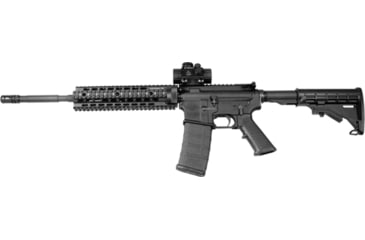 Image of Leapers UTG 3.8in ITA Red/Green CQB Dot Sight with Integral Mount, Black, SCP-RD40RGW-A