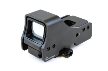 Image of Leapers UTG 3.9in Red/Green Reflex Sight, 4MOA Dot in 58 MOA Circle Reticle, Black, SCP-RDM39CDQ
