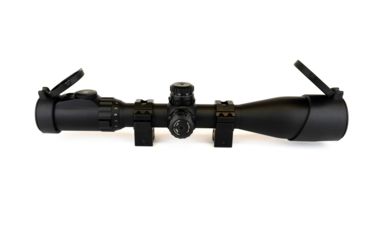 Image of Leapers UTG 30mm SWAT 3-12x44 Illumination Enhancing Mil-Dot Reticle Rifle Scope, Black