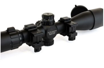 Image of Leapers UTG 30mm SWAT 3-12x44 Illumination Enhancing Mil-Dot Reticle Rifle Scope, Black
