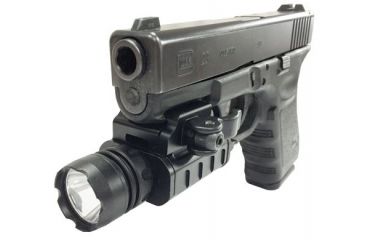 Image of Leapers UTG 400 Lumen Compact LED Weapon Light,Black w/QD Lever Lock LT-ELP223Q-A, EDEMO1