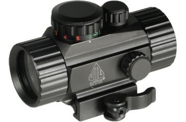 Image of Leapers UTG 4in Compact ITA Red-Green Target Dot Sight w/Integral QD Picatinny Mount SCP-RG40SDQ, EDEMO1