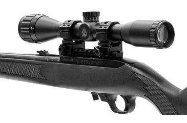 Image of Leapers UTG 4X32 1in. True Hunter Scope, AO, TF2+, Mil-dot, w/ Rings, _x000D_ SCP-U432AOWT2