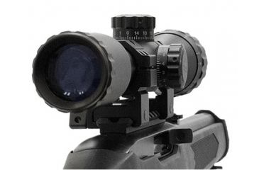Image of Leapers UTG 4X32 1in. True Hunter Scope, AO, TF2+, Mil-dot, w/ Rings, _x000D_ SCP-U432AOWT2