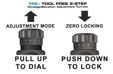 Image of Leapers UTG 4X32 1in. True Hunter Scope, AO, TF2+, Mil-dot, w/ Rings, _x000D_ SCP-U432AOWT2