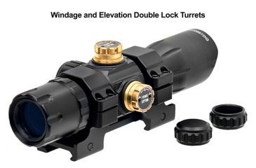 Image of Leapers UTG 6.4 inch ITA Red/Green CQB T-Dot Sight with QD Mount Base, Black SCP-DS3068TDQ, EDEMO1