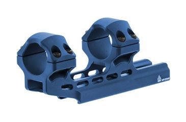 Image of Leapers UTG Accu-Sync 1in High Profile 34mm Offset Pic. Rings, Blue Anodize AIR12234AB