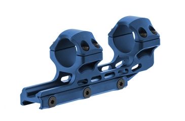 Image of Leapers UTG Accu-Sync 1in High Profile 34mm Offset Pic. Rings, Blue Anodize AIR12234AB