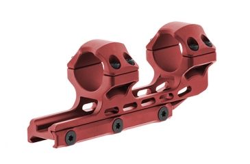 Image of Leapers UTG Accu-Sync 1in High Profile 34mm Offset Pic. Rings, Red Anodize AIR12234AR