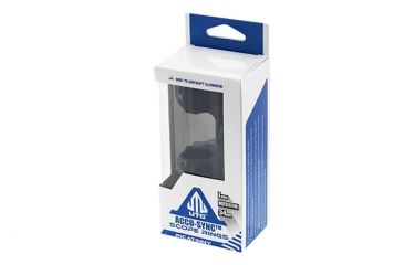 Image of Leapers UTG Accu-Sync 1in Medium Profile 34mm Offset Pic. Rings, Blue Anodize AIR11834AB