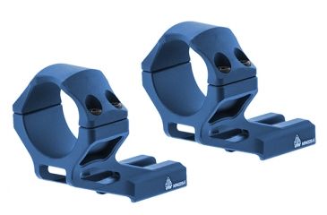 Image of Leapers UTG Accu-Sync 34mm High Profile 37mm Offset Pic. Rings, Blue Anodize AIR422SAB