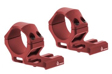 Image of Leapers UTG Accu-Sync 34mm High Profile 37mm Offset Pic. Rings, Red Anodize AIR422SAR