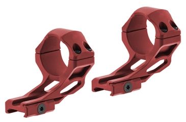 Image of Leapers UTG Accu-Sync 34mm High Profile 37mm Offset Pic. Rings, Red Anodize AIR422SAR