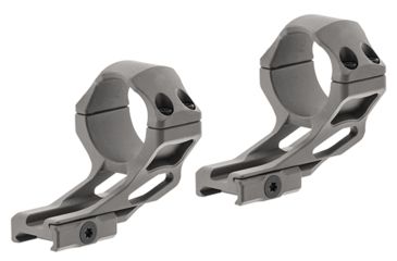 Image of Leapers UTG ACCU-SYNC 34mm High Profile 37mm Offset Pic. Rings, Gun Metal, AIR422SM