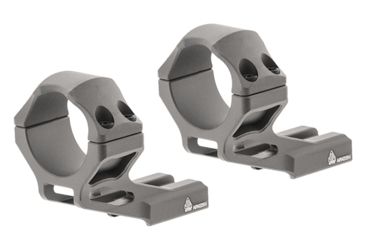 Image of Leapers UTG ACCU-SYNC 34mm High Profile 37mm Offset Pic. Rings, Gun Metal, AIR422SM