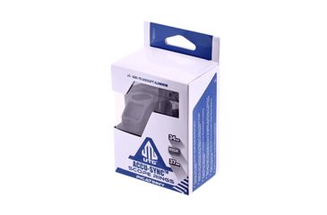 Image of Leapers UTG ACCU-SYNC 34mm High Profile 37mm Offset Pic. Rings, Gun Metal, AIR422SM