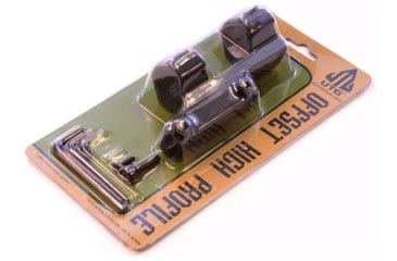 Image of Leapers UTG ACCUSHOT 1in Bidirection Offset Airgun Integral Mount, Black, RGPMOFS38-25H4