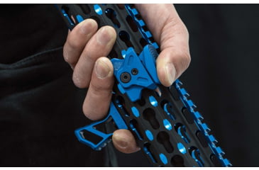 Image of Leapers UTG Angled Index Mount, Keymod, Matte Blue, TL-TRK01B