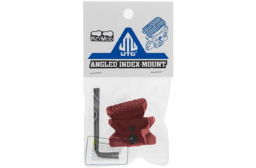 Image of Leapers UTG Angled Index Mount, Keymod, Matte Red, TL-TRK01R