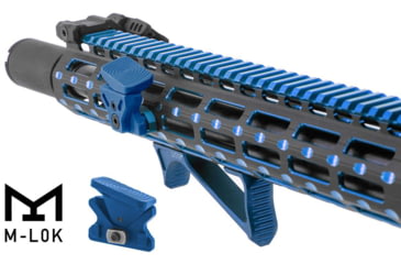 Image of Leapers UTG Angled Index Mount, M-LOK, Matte Blue, TL-TRM01B