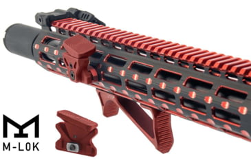 Image of Leapers UTG Angled Index Mount, M-LOK, Matte Red, TL-TRM01R