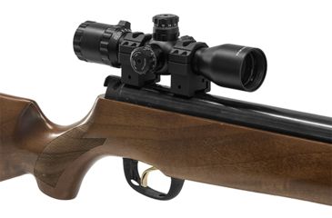 Image of Leapers UTG BugBuster Rifle Scope, 3-12x32mm, 1 inch Tube, Side AO, Mil-dot Reticle, Dovetail Rings, Black SCP-M312AOD