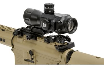 Image of Leapers UTG Compact Prismatic 4X32 T4 Scope, 36-Color, Etched Glass Circle Dot Reticle, SCP-T4IECDQ