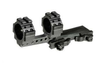 Image of Leapers UTG Integral 30mm Offset QD Mount, 2 Top Slots, 100mm Rifle Scope Base, Black, M3S40070R2
