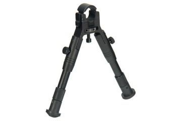 Image of Leapers UTG New Gen Reinforced Clamp-on Bipod, Center Height 6.2-6.7in, _x000D_ TL-BP18S-A