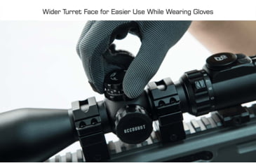 Image of Leapers UTG OP3 Compact Scope, 4-16X44mm, 30mm Tube, AO, IE, Glass UMOA Reticle, Black, OP3-GM4164UMOA