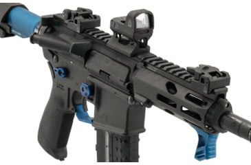 Image of Leapers UTG OP3 Micro Red Dot Sights - Reflex, 4 MOA Single Dot, Green, Adaptive Base, Black, OP-RDM20G
