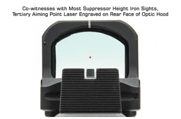 Image of Leapers UTG OP3 Micro Red Dot Sights - Reflex, Red 4 MOA Single Dot, Adaptive Base, Black, OP-RDM20R