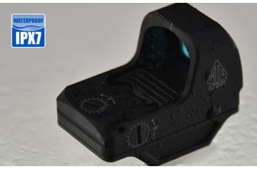 Image of Leapers UTG OP3 Micro Red Dot Sights - Reflex, Red 4 MOA Single Dot, Adaptive Base, Black, OP-RDM20R