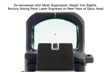 Image of Leapers UTG OP3 Micro SLS, Red 4.0 MOA Dot Reticle, Sensor, Black, OP-RDM20CTS