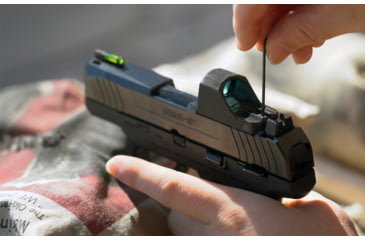 Image of Leapers UTG OP3 Mini Micro Red Dot Sight, 1x, 3 MOA MRDS, Black, OT-RDM16R