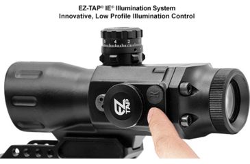 Image of Leapers UTG Prismatic 4X32 T4 Scope, 36-Color, Etched Glass Mil-Dot Reticle, SCP-T4IEMDQ