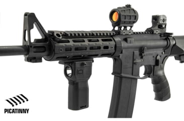 Image of Leapers UTG Pro Polymer Grip Weapon Lights, 400 Lumen, Black, MT-EL223GX