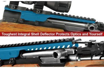 Image of Leapers UTG PRO SKS Receiver Cover Mount w/22 Slots, Shell Deflector, MTU017