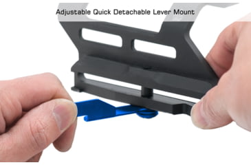 Image of Leapers UTG QD AK Side Mount, M70 N-PAP, Black, Medium, MT-ZAK01