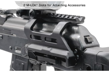 Image of Leapers UTG QD AK Side Mount, M70 N-PAP, Black, Medium, MT-ZAK01
