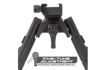 Image of Leapers UTG Recon 360 TL Bipod, 7in-9in Center Height, Picatinny, Black, TL-BP01-B